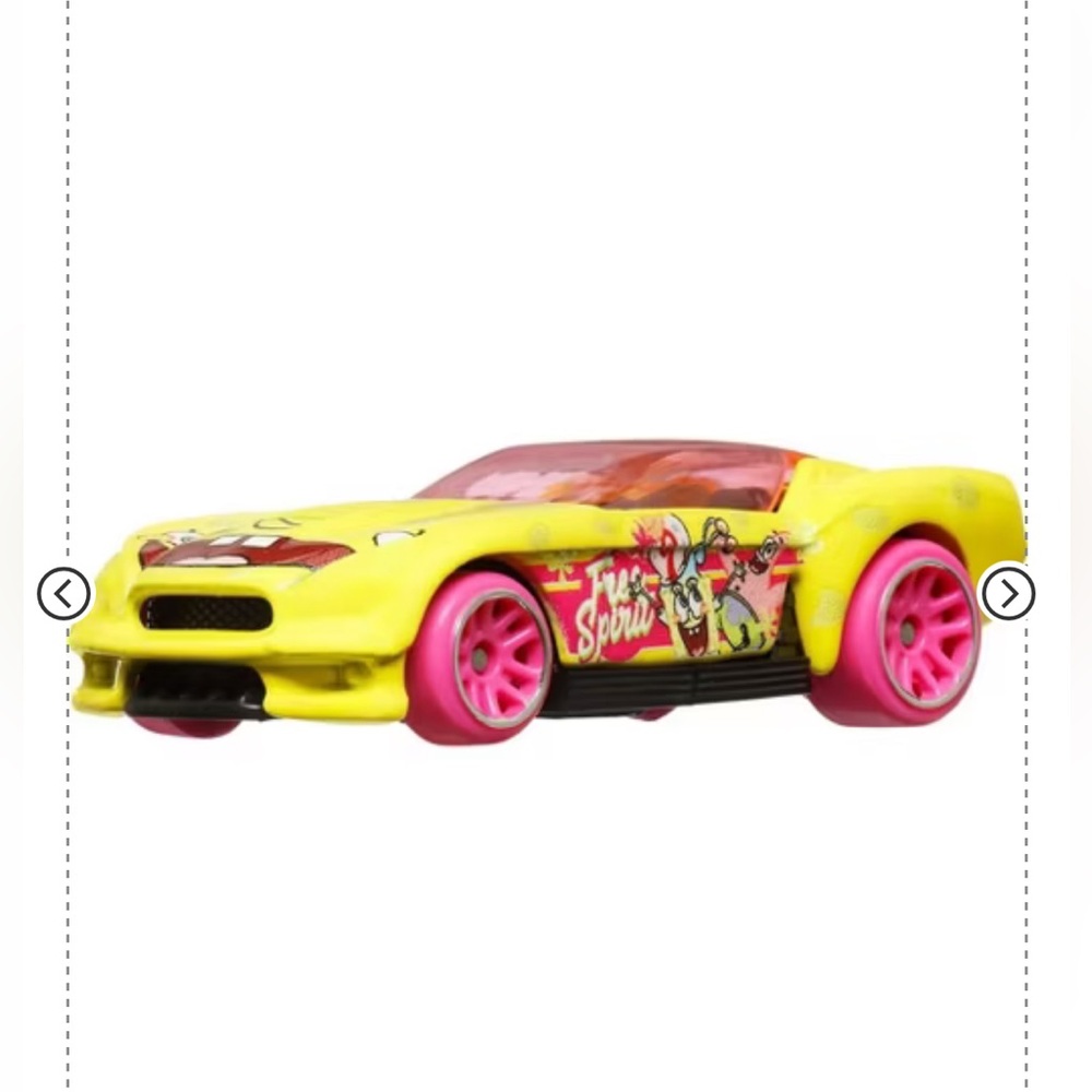 •HOT WHEELS•NWT SPONGEBOB 25TH ANNIVERSARY HOT WHEELS TOY CAR 8+ YEARS OLD
